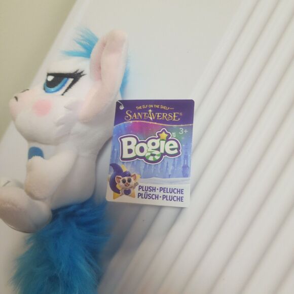 New Bogie Elf on the Shelf Santaverse Pets Plush 4.5” Blue Santaverse - Picture 5 of 8